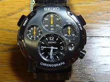 セイコー キネティック クロノグラフ SBXZ003 9T82-0A40 PVDチタン  独立多眼式  限定500本 2025年メーカーOH済 BOX・保証書・修理明細付属 SEIKO KINETIC Chronograph 2nd Limited Edition