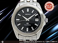 グランドセイコー 8J56-8000 SS ドデカゴン ブラックダイヤル ワンプッシュ式ブレス装着 クオーツ BOX付属 GRAND SEIKO Quartz [代行おまかせコース]