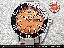 セイコー 5スポーツ SRPC55 4R36-06R0 SS シースルー オレンジダイヤル Wロック式ブレス装着 オートマチック グローバルモデル SEIKO 5SPORTS [代行おまかせコース]