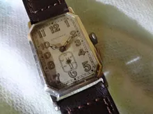 ロンジン 角形 14Kホワイトゴールド Cal.9.47N 分解掃除済・証明書付属