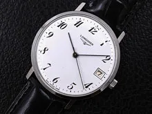 ロンジン LONGINES ラウンド 手巻き エレガントなホワイトアラビックダイアル Cal.6952 ゼロハック機能 良品