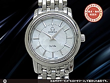 オメガ デビル プレステージ Ref.595.1055 Cal.1456 SS ホワイトシェルダイヤル 7連ブレス仕様 レディース クオーツ BOX付属 OMEGA De ville Prestige [代行おまかせコース]