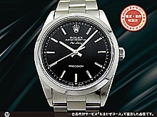 ロレックス エアキング Ref.14000 27石 Cal.3000 SS ブラックダイヤル 3連ハードブレスレット オートマチック 2025年OH済 BOX・ギャラ・日本ロレックス修理明細付属 ROLEX OYSTER PERPETUAL Air-King [代行おまかせコース]