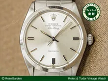 ロレックス オイスターパーペチュアル エアキング Ref.5500 プレシジョン メンズ 3連リベットブレス仕様 BOX付き ROLEX Oyster Perpetual Air-King [ 代行おまかせコース]