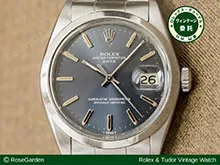 ロレックス オイスターパーペチュアルデイト Ref.1500 ネイビーカラー 3連ハードブレス仕様 ROLEX [ 代行おまかせコース ]