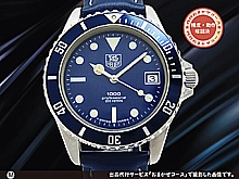 タグホイヤー 1000 プロフェッショナル 200m Ref.980.613N SS ブルーダイヤル 社外ベルト仕様 クオーツ TAG HEUER professional [代行おまかせコース]