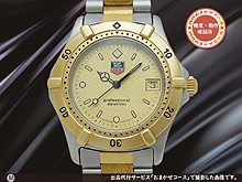タグホイヤー プロフェッショナル 200m Ref.964.013R SS ゴールドダイヤル コンビブレス仕様 クオーツ BOX・ギャラ付属 TAG HEUER professional [代行おまかせコース]