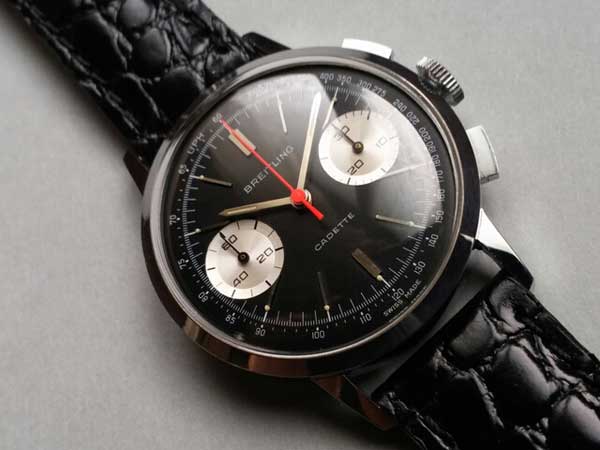 OH済みブライトリング1960年代クロノグラフ手巻き腕時計