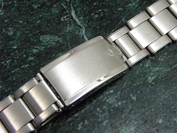 ロレックス リベットブレス Ref.7206 20mm 飛び出し王冠バックル | アンティーウオッチマンはROLEX（ロレックス ）・OMEGA（オメガ）・TUDOR（チュードル）などアンティーク腕時計の委託通販専門店—時計の委託・アンティーウオッチマン