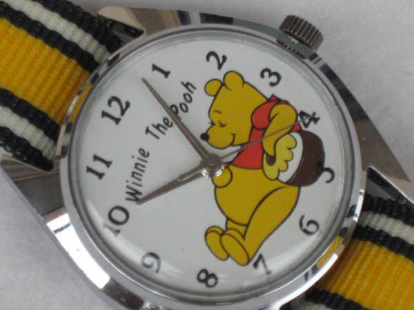 seiko 昭和レトロ くまのプーさん 手巻き 時計 アンティーク 1970年代-
