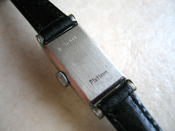 ウォルサム 腕時計 WALTHAM DE LUXE プラチナ-