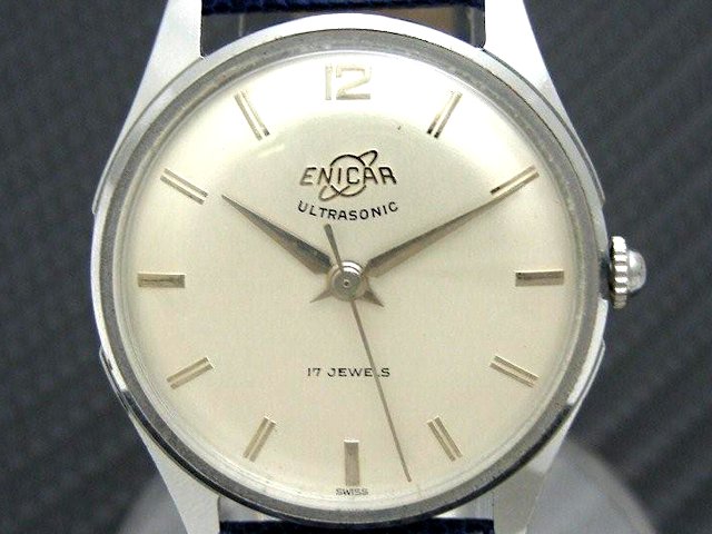 エニカ ウルトラソニック 17石 手巻き 腕時計 - 腕時計(アナログ)
