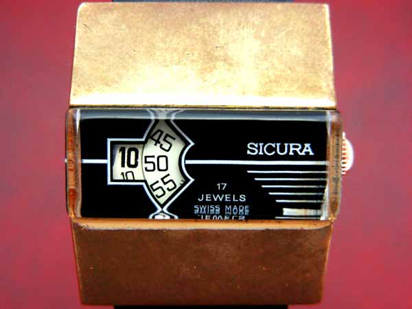 シクラ SICURA 70年代スクエア 手巻きメカデジ | 時計の委託通販【アン