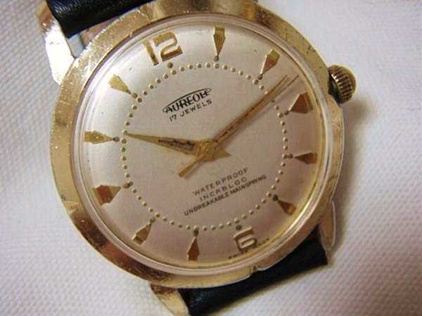 オーレオール Aureole 驚きの1960年代 INCABLOC・珍品 |  アンティーウオッチマンはROLEX（ロレックス）・OMEGA（オメガ）・TUDOR（チュードル）などアンティーク腕時計の委託通販専門店—時計 の委託・アンティーウオッチマン