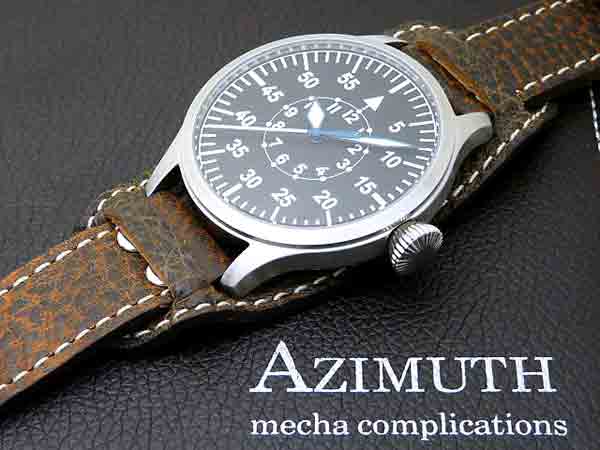 アジムート Azimuth・PILOT・WATCH 日本未入荷・50本限定モデル ギャランティカードつき |  アンティーウオッチマンはROLEX（ロレックス）・OMEGA（オメガ）・TUDOR（チュードル）などアンティーク腕時計の委託通販専門店—時計 の委託・アンティーウオッチマン