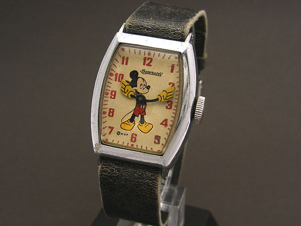 インガーソル INGERSOLL USタイム社のミッキー腕時計 1940年代手巻き 