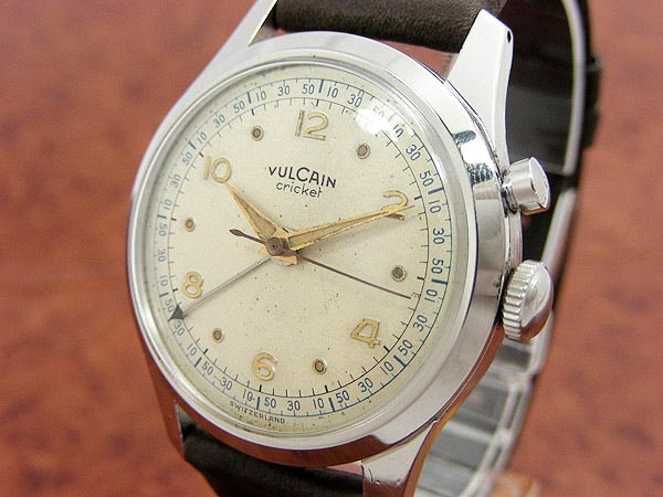 バルカン クリケット 世界初の手巻きアラーム腕時計 | アンティー