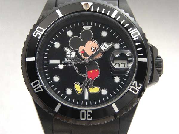 限定Ｗ特典付属 ミッキーマウス/自動巻き腕時計/BEAMS☓オーバーザ 