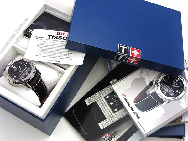 ティソ TISSOT ナビゲーター3000 タッチセンサー機能搭載 保証カード