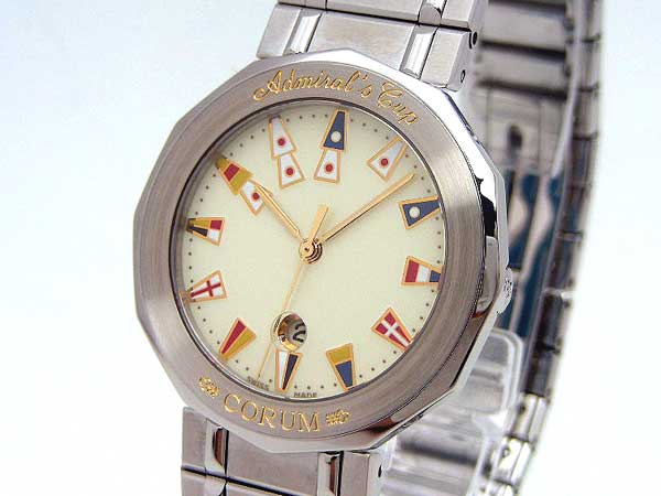 コルム アドミラルズカップ Admiral's Cup 箱・保証書付属 |  アンティーウオッチマンはROLEX（ロレックス）・OMEGA（オメガ）・TUDOR（チュードル）などアンティーク腕時計の委託通販専門店—時計 の委託・アンティーウオッチマン