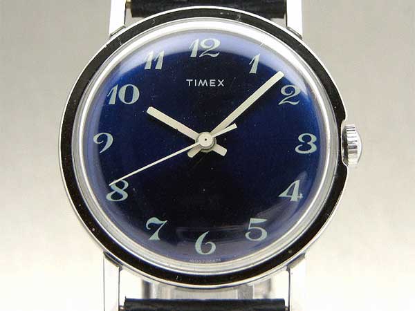 タイメックス TIMEX ブルーダイヤル 手巻き デッドストック | アン