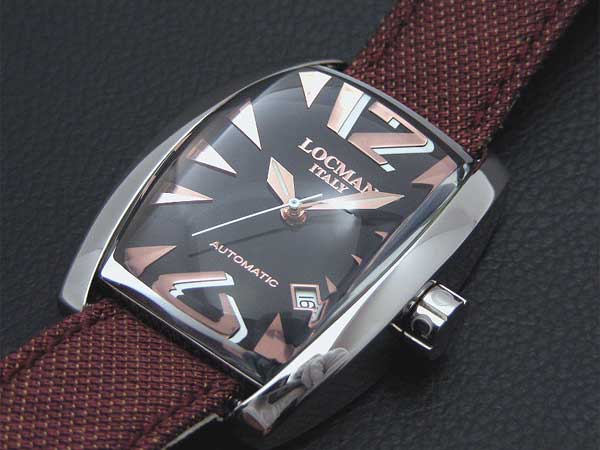 またケースが随分劣化していますLocman イタリア製自動巻き腕時計 ...