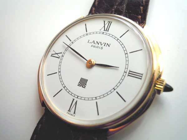 ランバン アンティークの美品 純フランス製 手巻式腕時計 稀少フランス