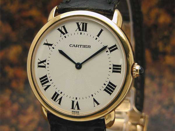 カルティエ Cartier 18K ラウンド 2針 手巻き 保証書付属 | アンティーウオッチマンはROLEX（ロレックス）・OMEGA