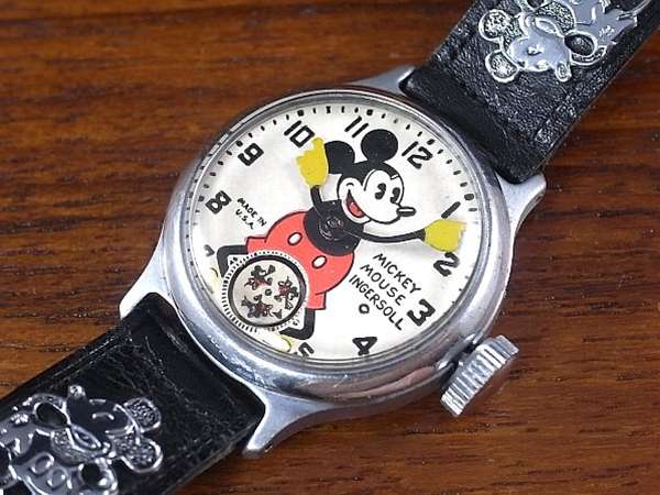 INGERSOLL インガソル 【ミッキーマウス】ヴィンテージ腕時計 ジャンク 