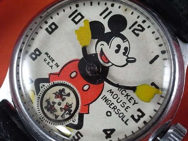 インガソル INGERSOLL ディズニー ミッキーマウス腕時計 BOX・ギャラ付