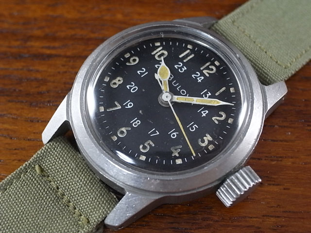 ブローバ BULOVA ミリタリー アメリカ陸軍航空隊 ハック付 TYPE-A17A デッドストックベルト付 1950年代 OH済・保証書付 |  アンティーウオッチマンはROLEX（ロレックス）・OMEGA（オメガ）・TUDOR（チュードル）などアンティーク腕時計の委託通販専門店—時計の委託・アン  ...