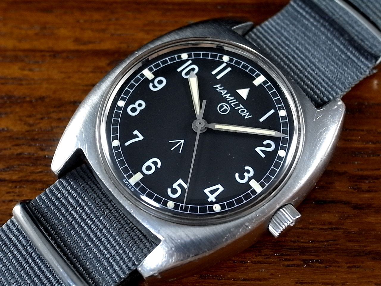 部分OH実施して精度調整HAMILTON ハミルトン　軍用　1970 USA メンズ　腕時計　ウォッチ