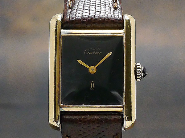 カルティエ 腕時計 - レディース 925 黒
