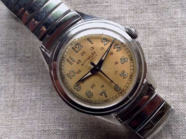ウィットナー 1950年代 36時間 パワーリザーブ 機械式自動巻き 腕時計 