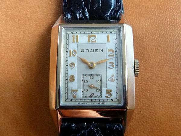 グリュエン GRUEN 1930年代 Gruen グリーン・ゴールド Cal.400