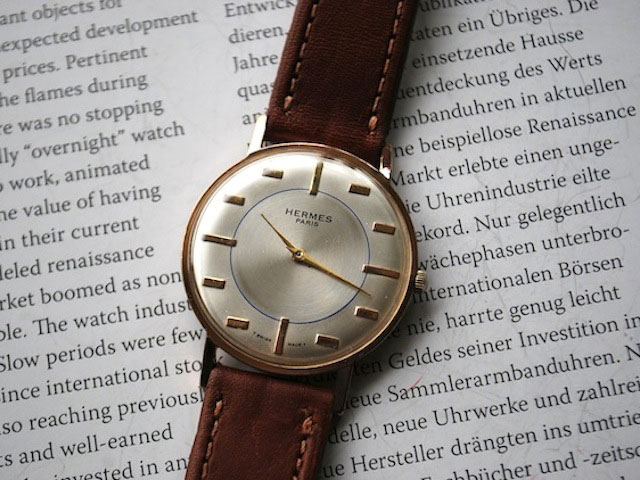 エルメス 激レア 美品 1950年代 メンズサイズ | アンティーウオッチマンはROLEX（ロレックス）・OMEGA（オメガ ）・TUDOR（チュードル）などアンティーク腕時計の委託通販専門店—時計の委託・アンティーウオッチマン