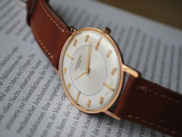 HERMES ビンテージ 手巻き １９５０年代 美品 - 腕時計(アナログ)