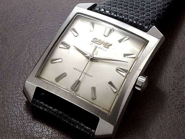 CAMY キャミー 裏金メダル 手巻き式 30石 スイス製 デイデイト - 時計