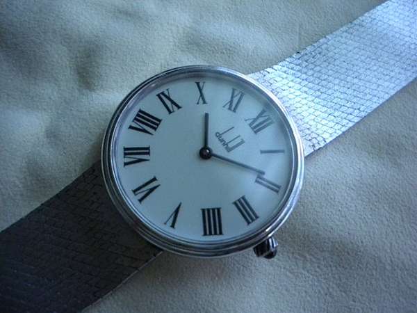 ダンヒル アンティーク クロノメーター 銀無垢 手巻時計 | 時計の委託 