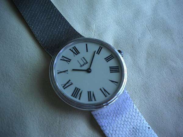ダンヒル アンティーク クロノメーター 銀無垢 手巻時計 | 時計の委託 