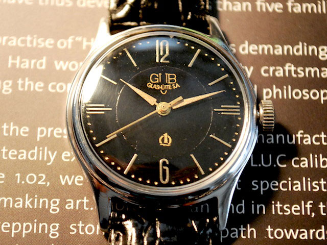 グラスフュッテ GUB Cal 60.3 Q1 希少 オーバーホール済(証明書付) |  アンティーウオッチマンはROLEX（ロレックス）・OMEGA（オメガ）・TUDOR（チュードル）などアンティーク腕時計の委託通販専門店—時計 の委託・アンティーウオッチマン