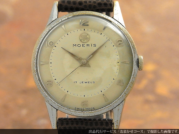 c1095566825【MOERIS】モーリス　Cal.10 1/2　SS メンズ　17石 手巻き