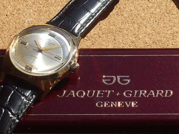 ホワイトブラウン JAQUET+GIRARD ジャックジェラルド 腕時計 7641