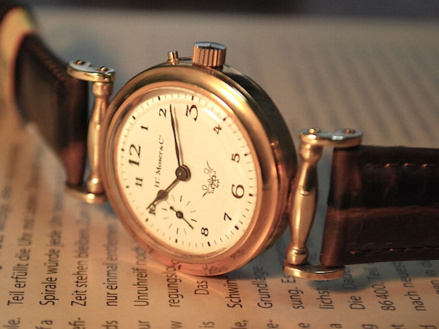 H.モーザー (Hy Moser & Cie) 33ミリ Pre1920 裏スケルトン 希少