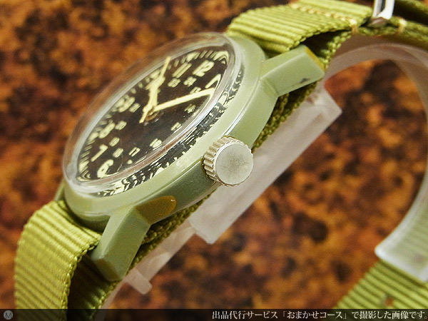 ウエストクロックス WESTCLOX 75071 軍用腕時計 プラスチックケース 手