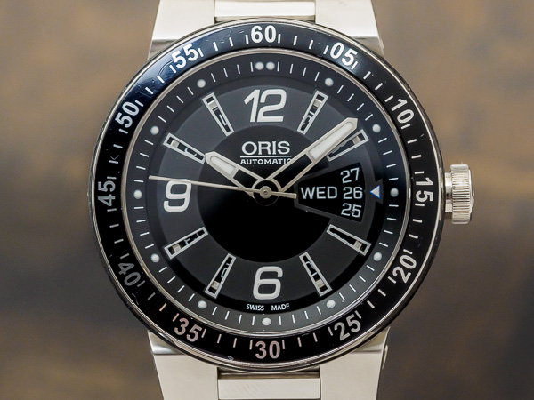 新作 限定 ORIS オリス 7556 ウィリアムズF1 クロノグラフ TI 自動巻き