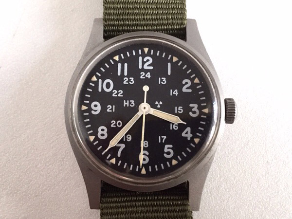 ハミルトン アメリカ軍用時計 MIL-W-46374B 米軍官給品 H3 ミリタリー 
