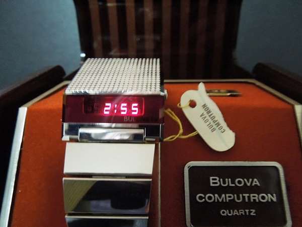 ブローバ Blova LED時計 コンピュートロン COMPUTRON ケース・タグ付き