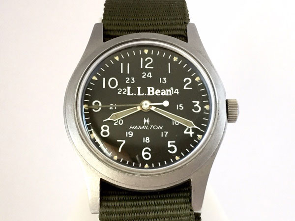 L.L.BEAN × HAMILTON ダブルネーム ビンテージ 腕時計フィールドウォッチ