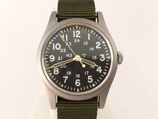 ハミルトン アメリカ軍用時計 MIL-W-46374B 米軍官給品 H3 ミリタリー 
